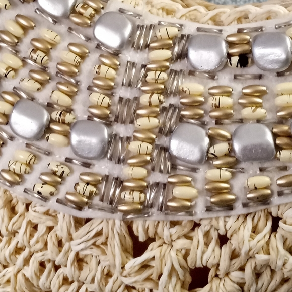 Boho Woven Straw Crossbody Bags, Lot Of TWO, NWOT - Picture 3 of 9